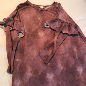 Misia Long Sleeve Top with ruffle detailing